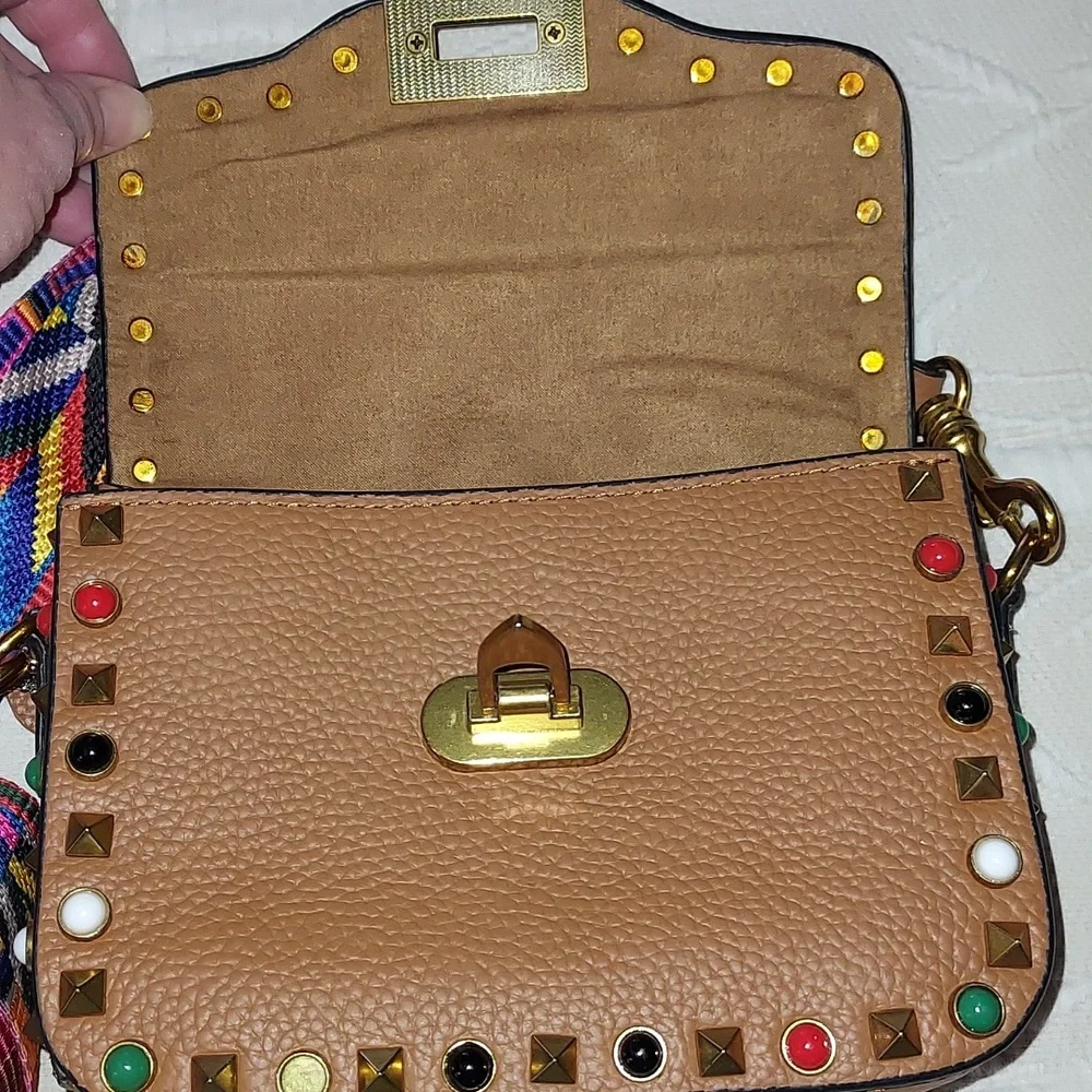 Leather Crossbody Bag - Picture 9 of 14